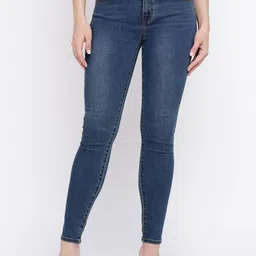 GUESS Women Skinny Fit Mid-Rise Light Fade Jeans-picture-20