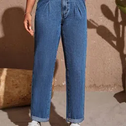 Kotty Women Straight Fit High-Rise Stretchable Jeans-image-22