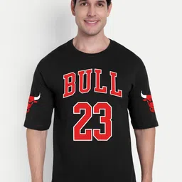 BENNY BROOKS Bulls Graphic Printed Oversized Cotton T-shirt-picture-25