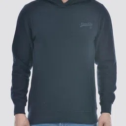 Numero Uno Men Brand Logo Printed Hooded Sweatshirt image 4