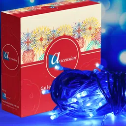 Ascension Blue 40 LED Serial Bulb Environment Friendly High Luminous String Light-picture-40