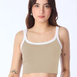Genzy Cotton Crepe Crop Top-image-29