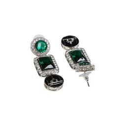 ANIKAS CREATION Silver-Plated Kundan Studdeds Jewellery Set image 4
