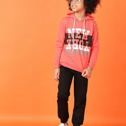 V-Mart Boys Printed Hooded Pullover Sweatshirt image 4