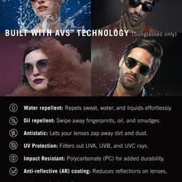 OPIUM Women Aviator Sunglasses with Polarised and UV Protected Lens image 4