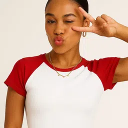 sollobell Women Round Neck Cotton Crop Top-image-85