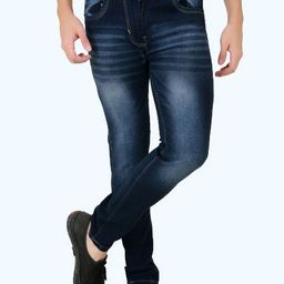 LINARIA Men Classic Slim Fit Heavy Fade Jeans-picture-5