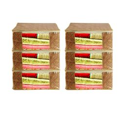 AMAK INC Brown Fabric Multi-Utility Wardrobe Organisers-picture-16