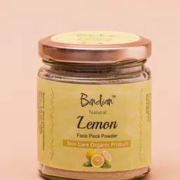 Bindian Lemon Face Pack Powder For Glowing Skin - 100 g image 4
