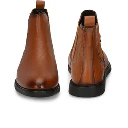 knoos Men Textured Slip On Chelsea Boots image 4