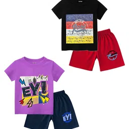 BAESD Boys Printed T-shirt with Shorts-picture-19