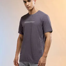 Technosport Men Brand Logo Anti Static Slim Fit T-shirt image 2