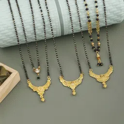 VEMISHTI Gold-Plated Mangalsutra image 1