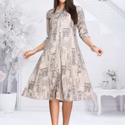 GREAT OUTFITS Ethnic Motifs Printed Modal Kurti-image-5