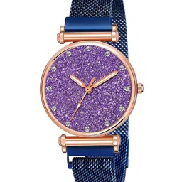 CSAMON Women Bracelet Style Straps Analogue Watch Csamon_34_Blue_Full Purple_12-picture-23