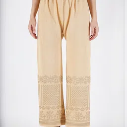 CROWN KING Women Printed Easy Wash Trousers-image-99