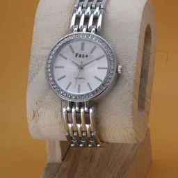 VIRAKTI Women Patterned Dial & Bracelet Style Straps Analogue Watch H-19-SILVER-V01-picture-26