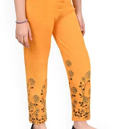 BAESD Girls Pack Of 4 Printed Cotton Lounge Pants image 4