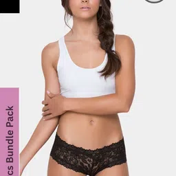 BE IN LOVE Women Pack Of 2 Self Design Mid-Rise Anti Bacterial Hipster Briefs-image-23