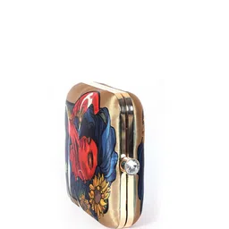 Swisni Printed Box Clutch image 2