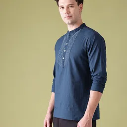 Anouk Yoke Design Cotton Short Kurta image 2