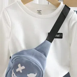 FAHAD CREATIONS Boys Long Sleeves Sweatshirt With Joggers image 3