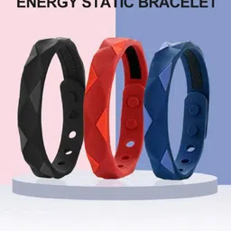 james Solid Soft Silicone Negative Bracelets, Wristband, Anti-Static, Energy Band Sport Band-picture-13