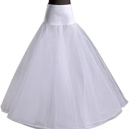 dollfashion Women Printed Flared White Skirt-picture-23