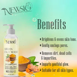 Newsio Set Of 3 Ubtan Face Wash-100 ml Each image 2