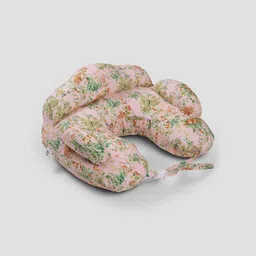 THE BABY TRUNK Pink Blush Bunny Egyptian Cotton Feeding & Nursing Maternity Cradle Pillow image 4