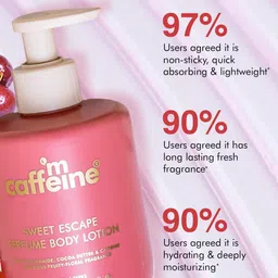 MCaffeine Set Of Detan Body Wash & Sweet Escape Perfume Body Lotion image 2