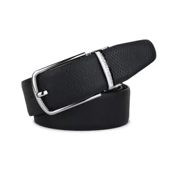 Hayes London Men Textured Leather Reversible Formal Belt image 2