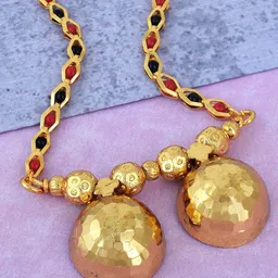 MEMOIR Gold-Plated Artificial Beads Mangalsutra-image-73