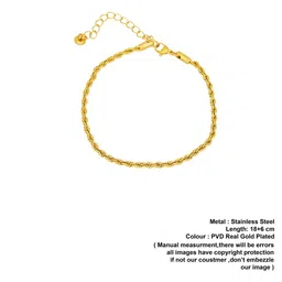 INTERSTELLAR Women Gold-Plated Stainless Steel Link Bracelet image 4