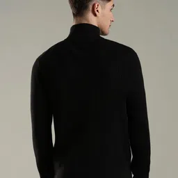 Tommy Hilfiger Textured Mock Collar Cotton Pullover Sweater image 4