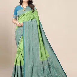 Aldwych Woven Design Zari Banarasi Saree-picture-37