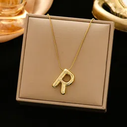 DressBerry Gold-Plated Contemporary Shaped Pendants With Chains image 3