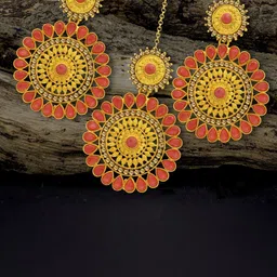 Women Click Stones Studded Jewellery Set image 2