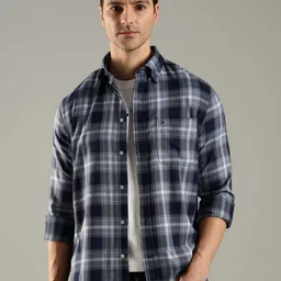 Tommy Hilfiger Regular Fit Checked Long Sleeves Shirt-image-89