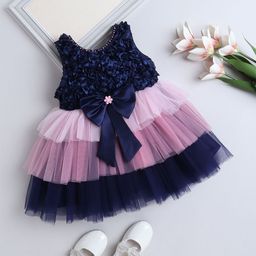 The Magic Wand Girls Embellished Fit & Flare Dress-picture-4