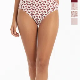 DressBerry Women Set of 5 Printed Hipster Briefs-picture-47