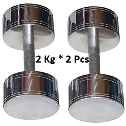 HackerX Set Of 2 Fixed Weight Dumbbell - 2Kg Each-picture-23