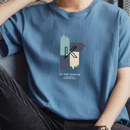 StyleCast x Revolte Men Graphic Printed Round Neck Regular Fit T-shirt image 2