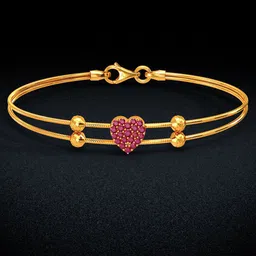 Joyalukkas 22Kt Gold Elation Heart Bracelet - 5.68g-picture-14