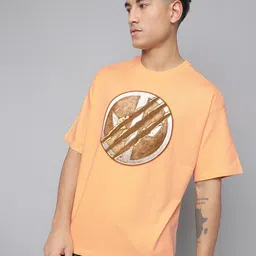 Free Authority Deadpool & Wolverine Printed Pure Cotton Oversized Tshirt image 4