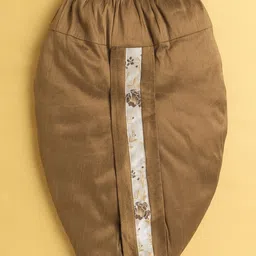 Sangria Boys Woven Design Mandarin Collar Straight Kurta & Dhoti Pants Sets image 5