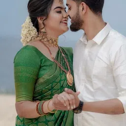 CANIZZARO Woven Design Zari Silk Blend Banarasi Saree image 3