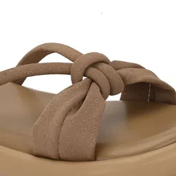 KARADDI Women Open Toe Flats image 2