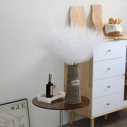 LITVERSE White 3 Pieces Artificial Flower image 4