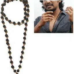 sanwariya handicraft Natural karungali kattai Malai Government Lab Certified Heavy Premium Beads 8mm Wood Necklace-picture-18